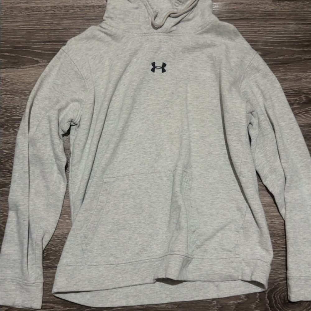 Under Armour Light Gray Pullover Hoodie